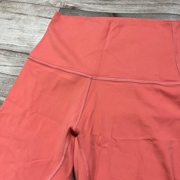 Lululemon Athletic Align High Rise Short 8” Rustic Coral Women’s Size 2 - Picture 3 of 6